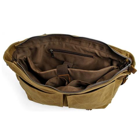Men's Vintage Leather Crossbody Bag