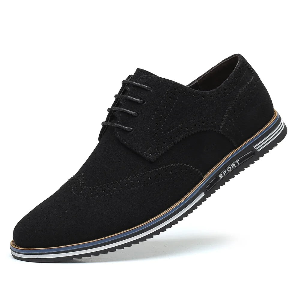 Men's Flyknit Derby Shoes Breathable Comfortable