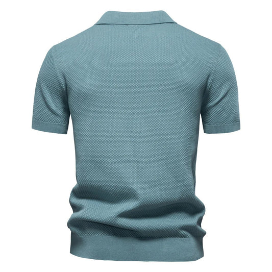 Men's Elegant Knit Polo Shirt