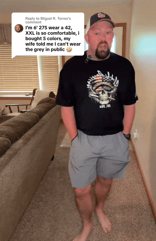 Men's Casual Drawstring Waist Shorts