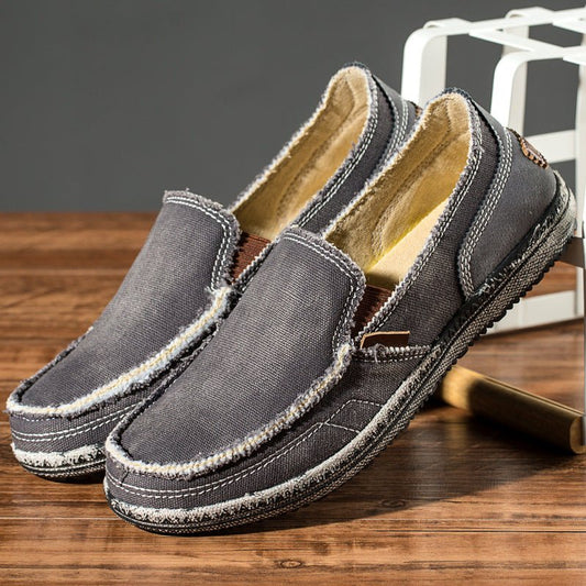 Casual Canvas Loafer Shoes for Men - Harren Cole