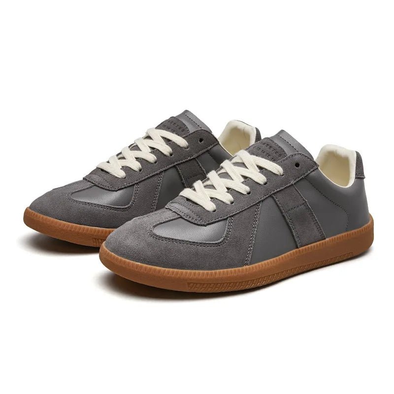 Leather Look Classic Sneakers - Harren Cole