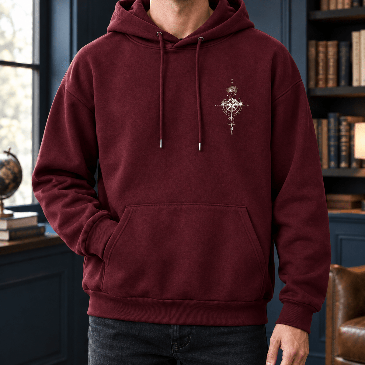 Relaxed Graphic Pullover Hoodie - Harren Cole