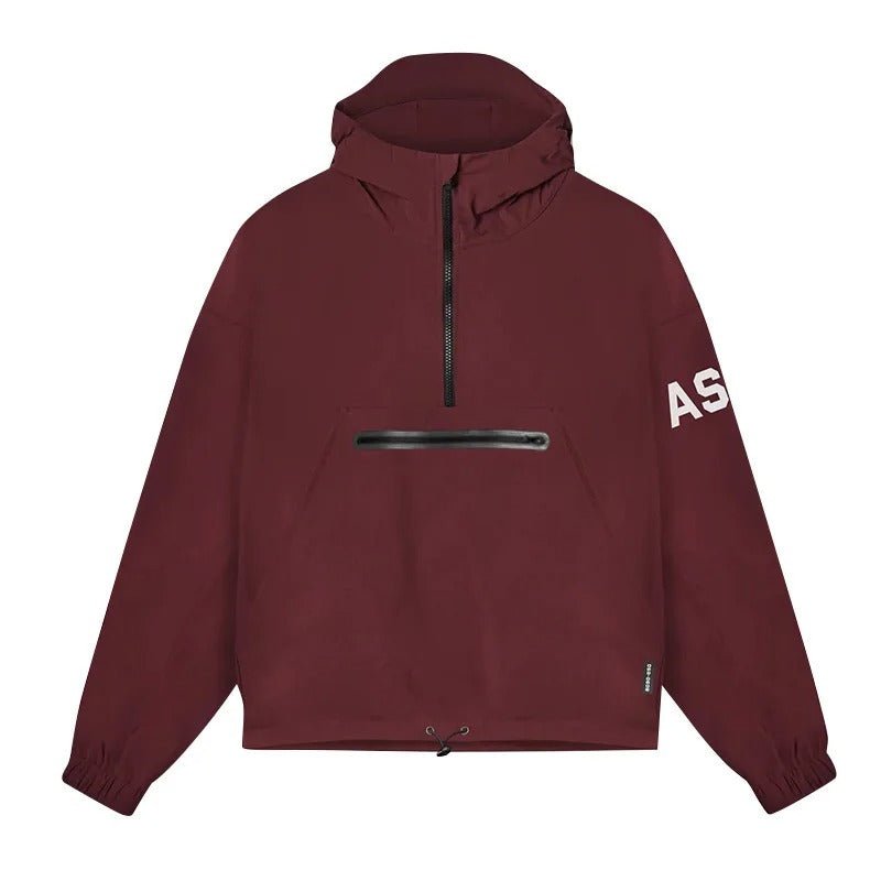 Sporty Anorak Jacket with Front Zipper - Harren Cole