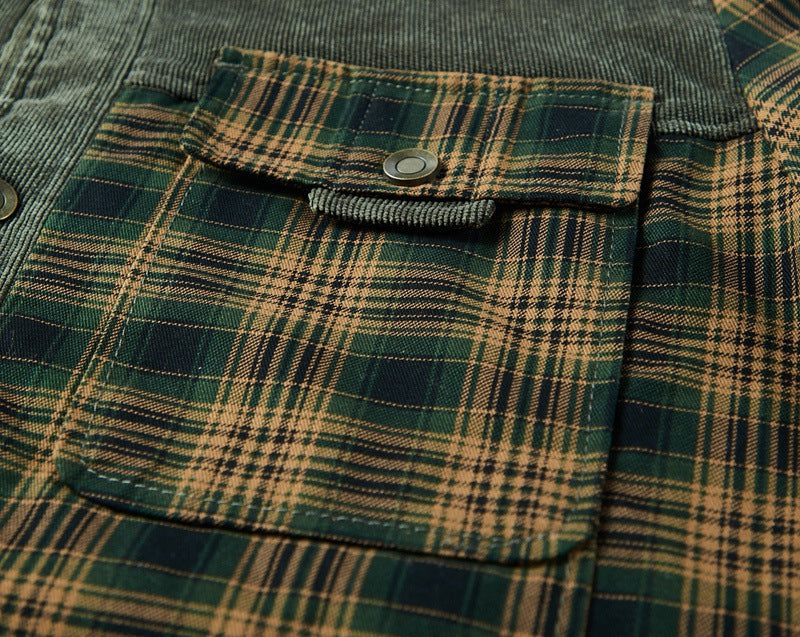 Men's Checked Shirt with Sherpa Lining