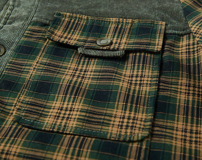 Men's Checked Shirt with Sherpa Lining