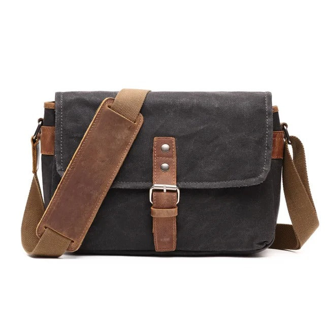 Waxed Canvas Messenger Bag Vintage