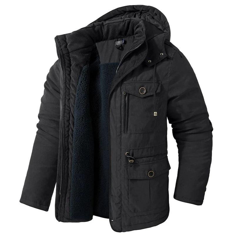 Fleece-Lined Outdoor Jacket for Men