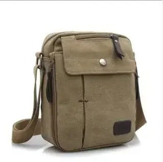 Canvas Vertical Sling Bag