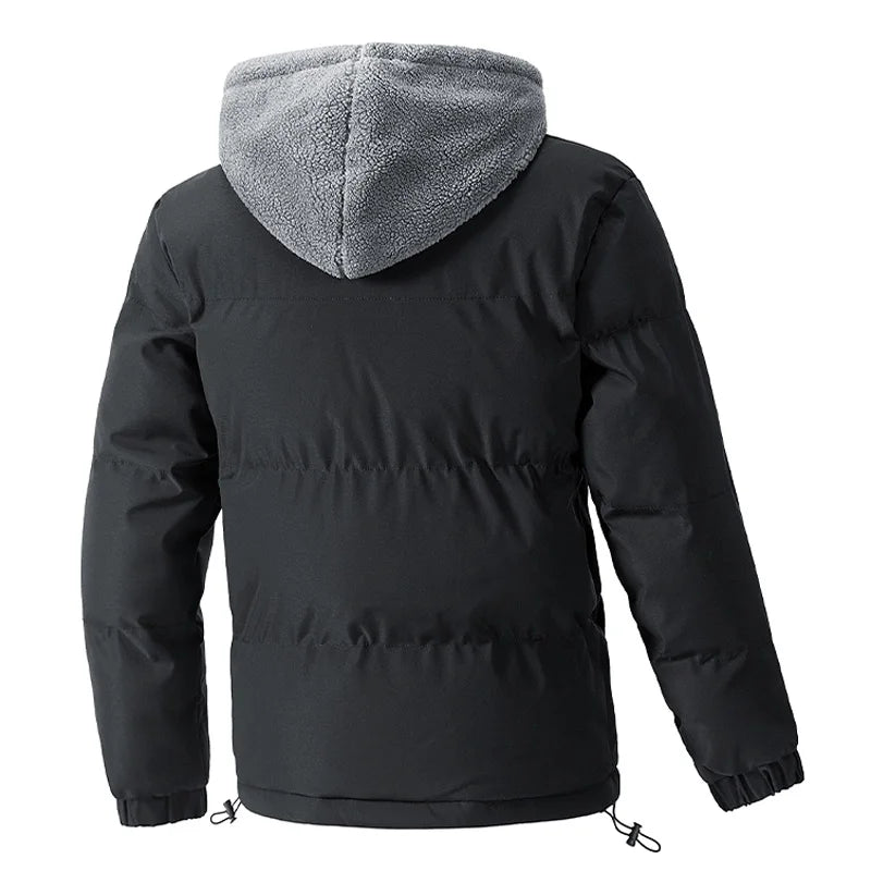 Men's Winter Jacket with Fleece Lining