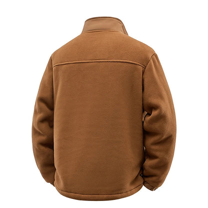 Men’s Fleece Polar Lined Hunting Jacket Multi-Pocket