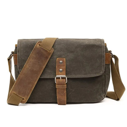 Waxed Canvas Messenger Bag Vintage