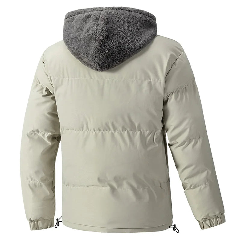 Men's Winter Jacket with Fleece Lining