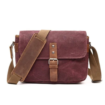 Waxed Canvas Messenger Bag Vintage