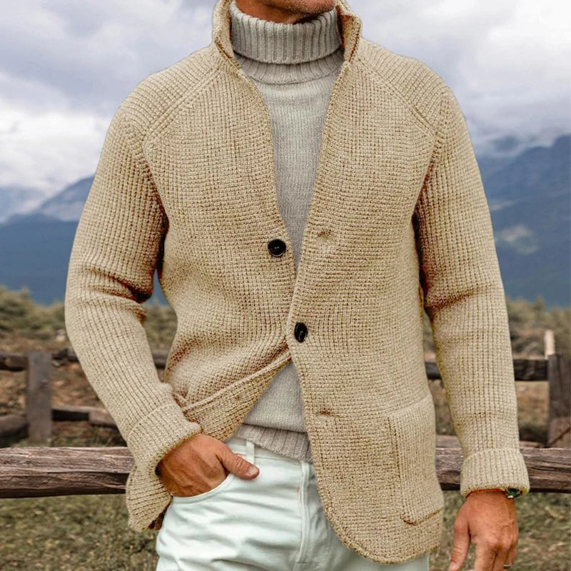 Warm Raglan Sleeve Cardigan Sweater