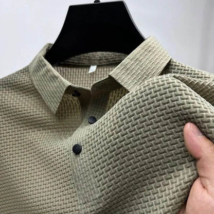 Men's Breathable Moisture-Wicking Polo Shirt
