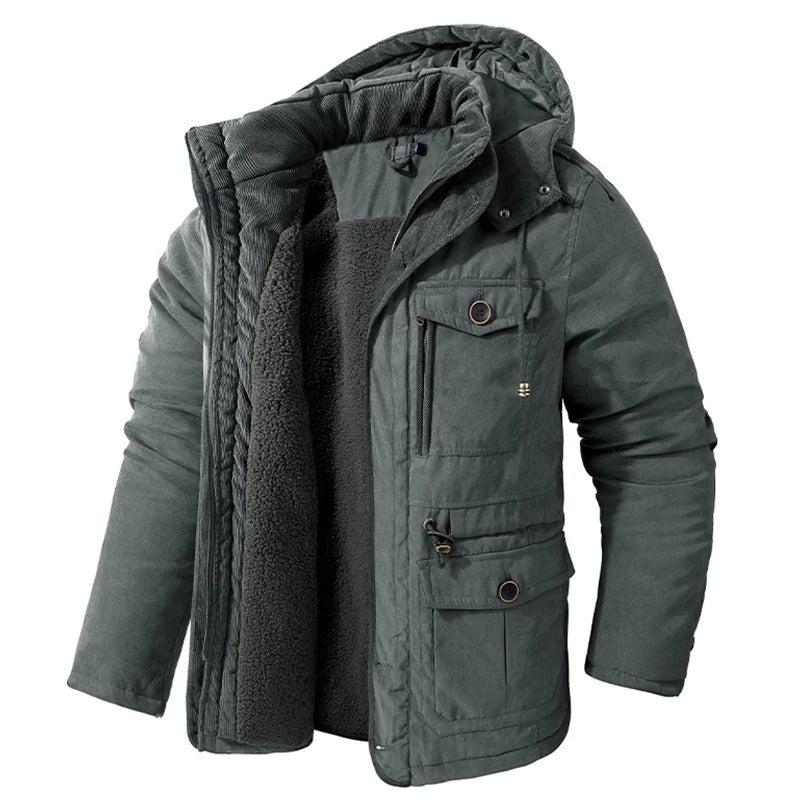 Fleece-Lined Outdoor Jacket for Men