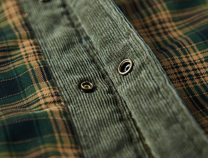 Men's Checked Shirt with Sherpa Lining
