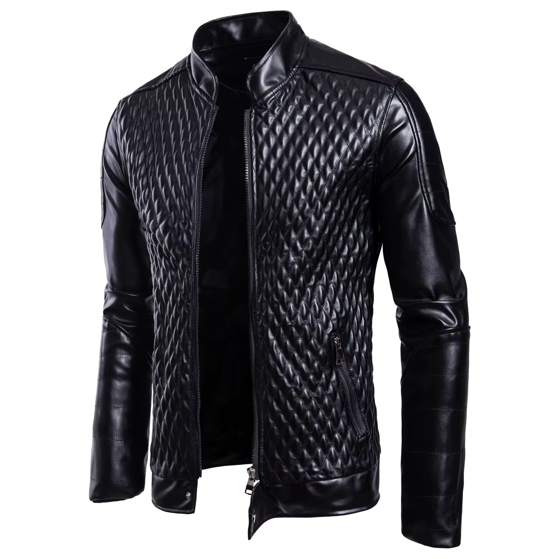 Quilted Bomber Jacket for Men