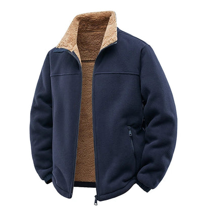 Men’s Fleece Polar Lined Hunting Jacket Multi-Pocket