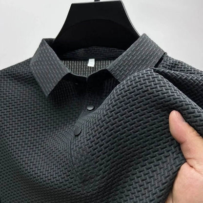 Men's Breathable Moisture-Wicking Polo Shirt