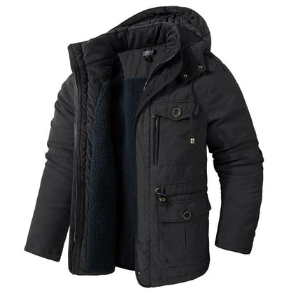 Fleece-Lined Outdoor Jacket for Men