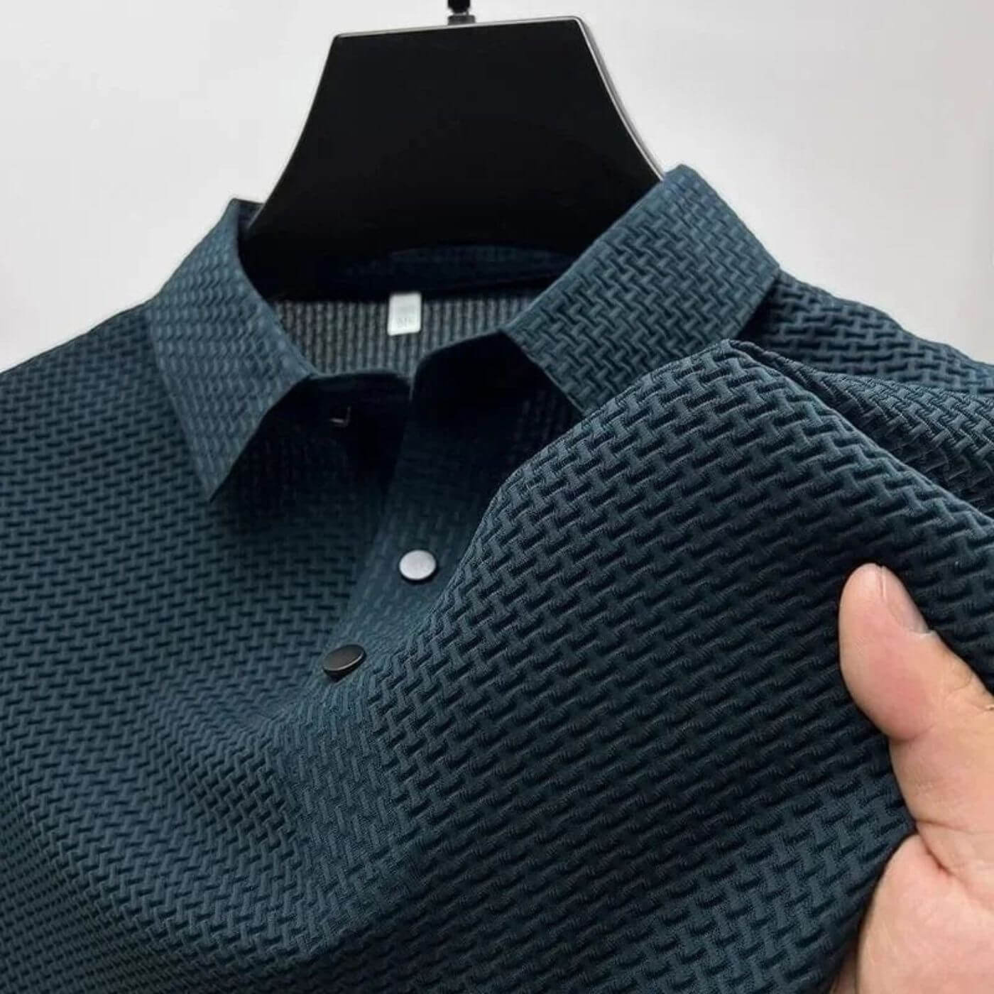 Men's Breathable Moisture-Wicking Polo Shirt
