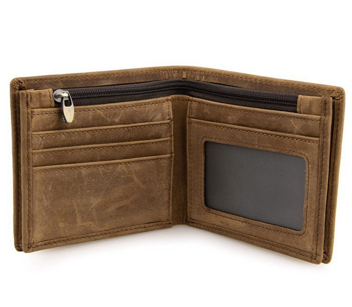 Genuine Leather Vintage Style Wallet