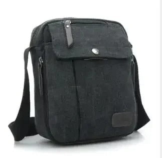 Canvas Vertical Sling Bag