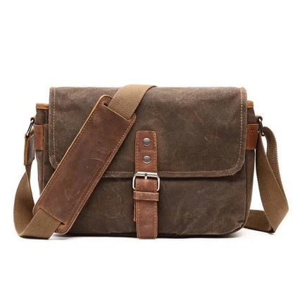 Waxed Canvas Messenger Bag Vintage