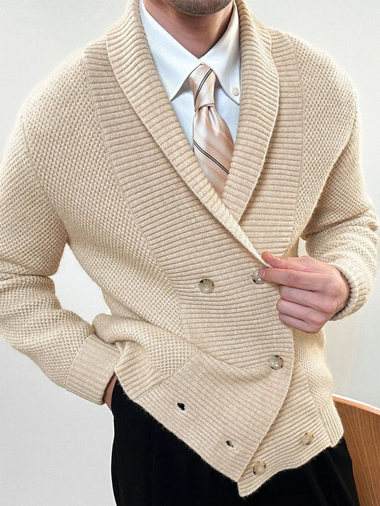 Elegant Shawl Collar Cardigan