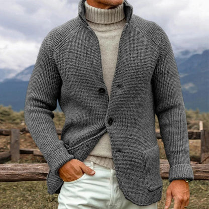 Warm Raglan Sleeve Cardigan Sweater