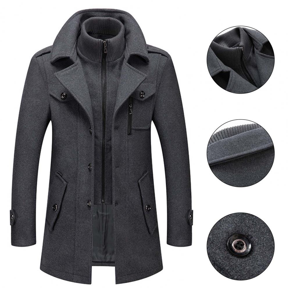 Classic Wool Jacket for Men