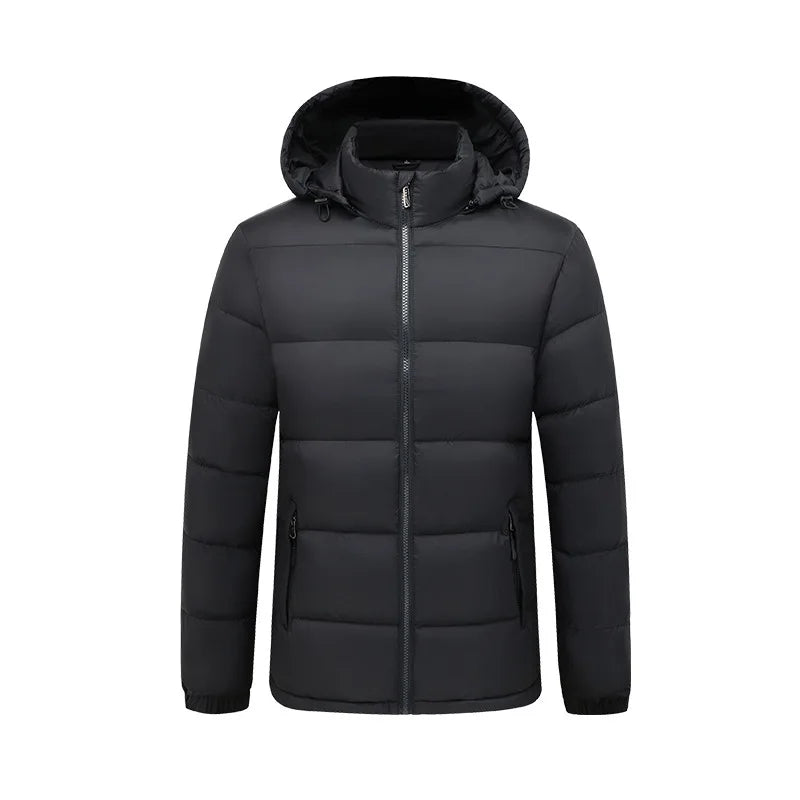 Men's Padded Hooded Jacket Winter Coat