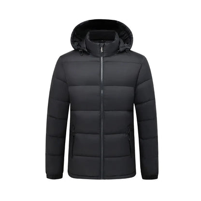 Men's Padded Hooded Jacket Winter Coat
