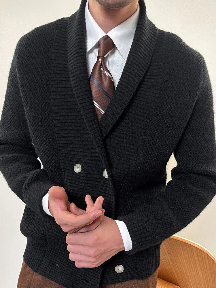 Elegant Shawl Collar Cardigan