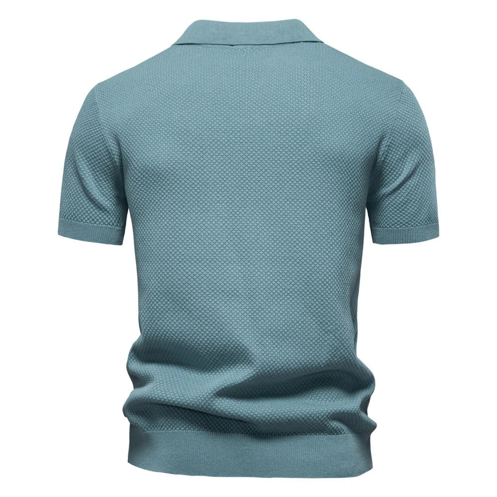 Men's Elegant Knit Polo Shirt