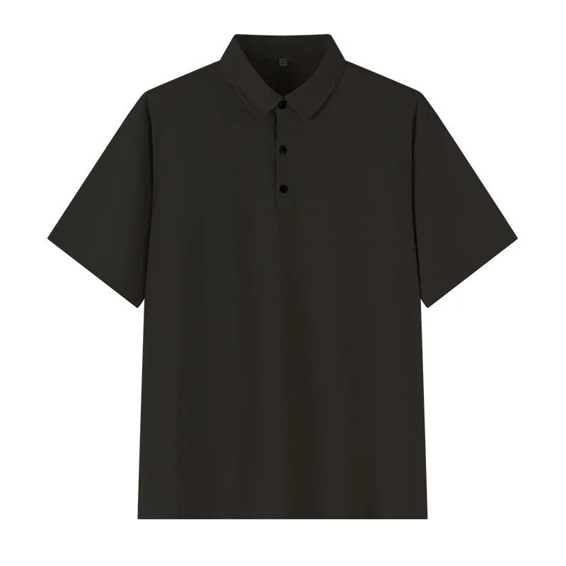 Classic Men's Polo Shirt Slim Fit Cotton Short Sleeve