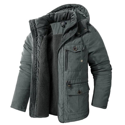 Fleece-Lined Outdoor Jacket for Men
