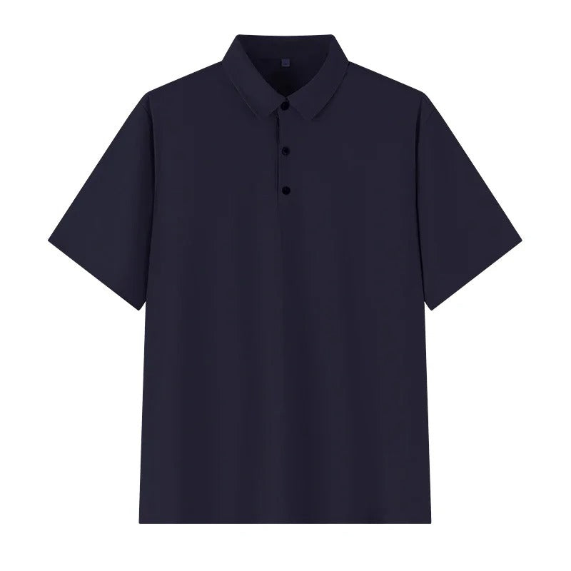 Classic Men's Polo Shirt Slim Fit Cotton Short Sleeve