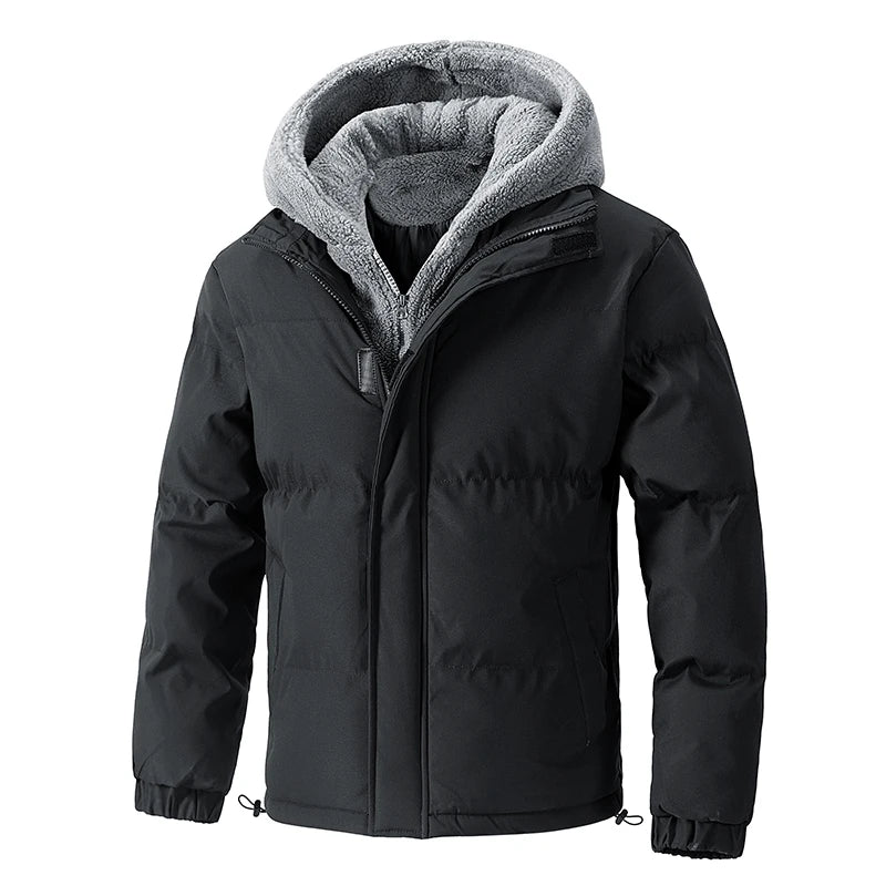 Men's Winter Jacket with Fleece Lining