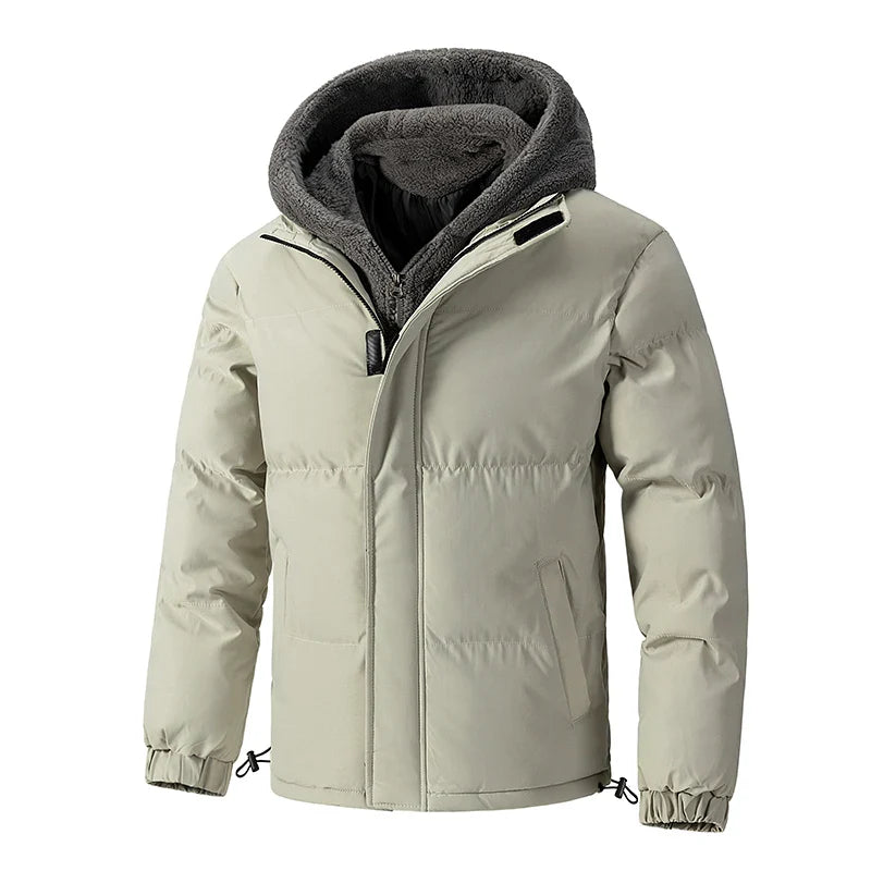 Men's Winter Jacket with Fleece Lining