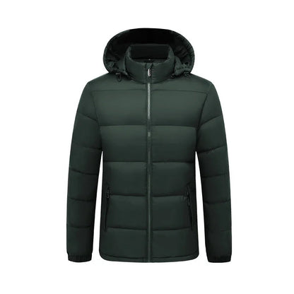 Men's Padded Hooded Jacket Winter Coat