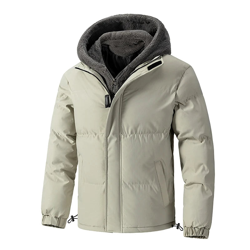 Men's Winter Jacket with Fleece Lining