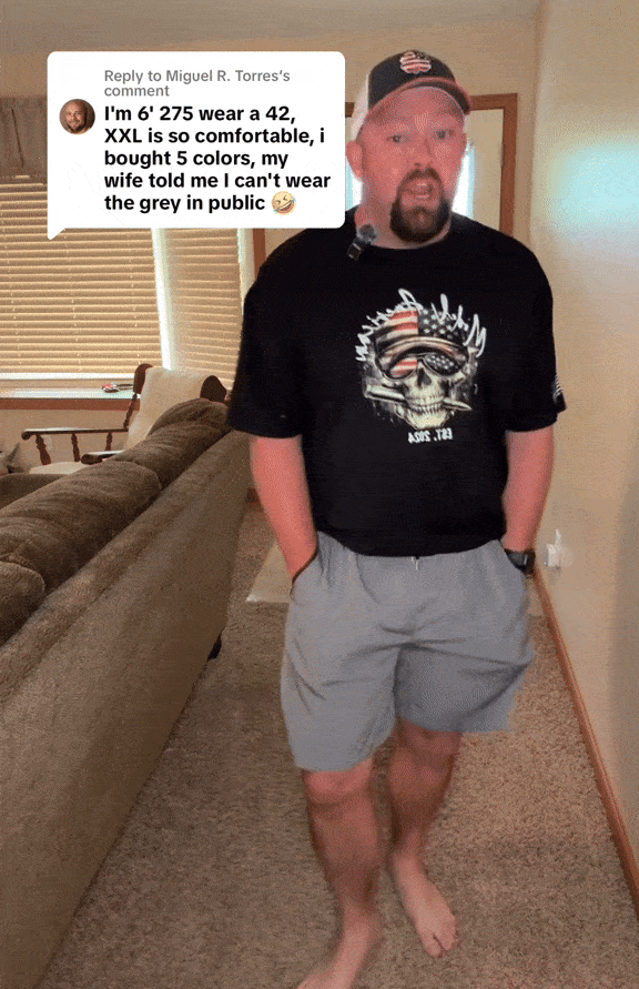 Men's Casual Drawstring Waist Shorts