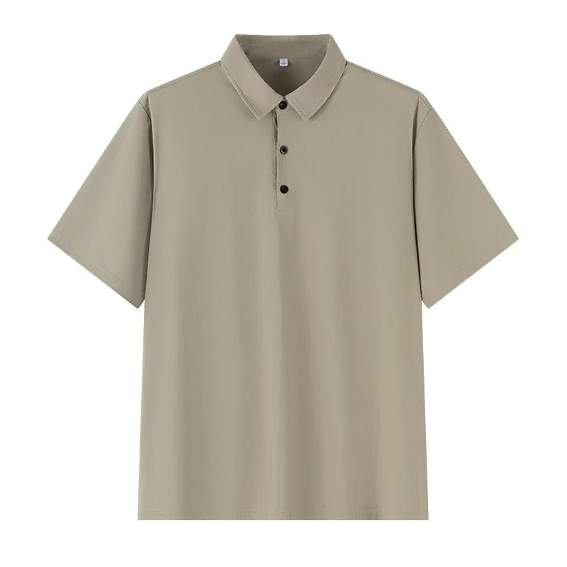 Classic Men's Polo Shirt Slim Fit Cotton Short Sleeve