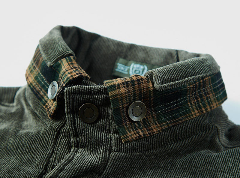 Men's Checked Shirt with Sherpa Lining
