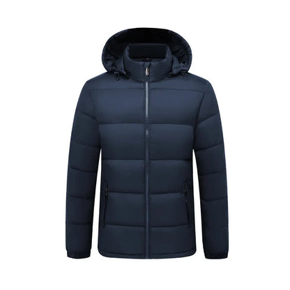 Men's Padded Hooded Jacket Winter Coat