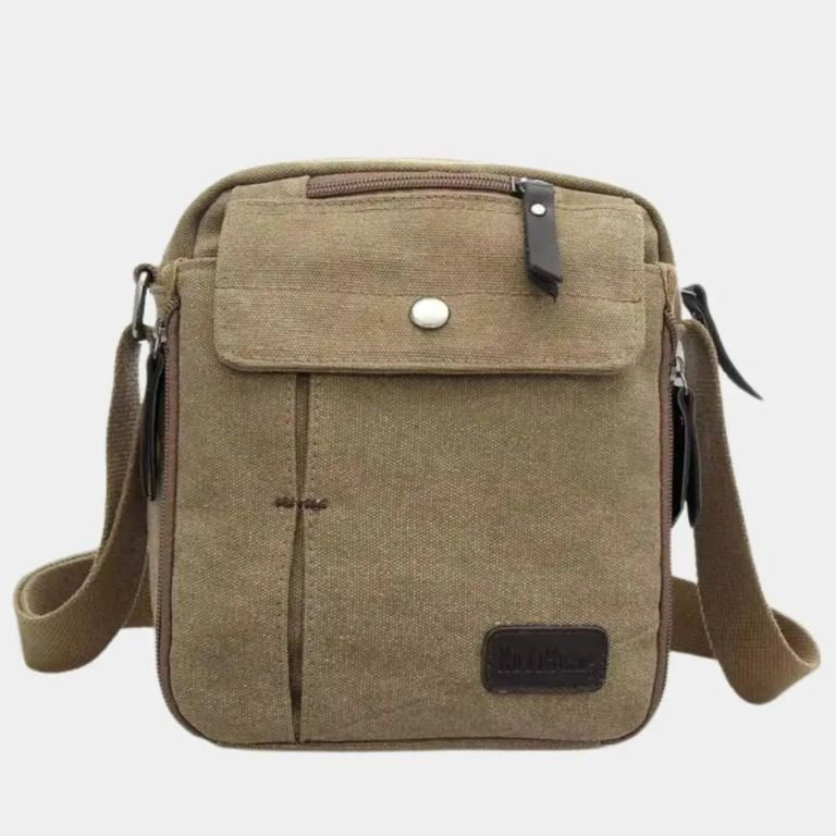 Canvas Vertical Sling Bag - Harren Cole