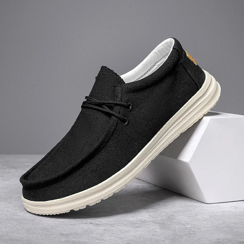 Casual Canvas Slip - On Shoes with Flexible Sole - Harren Cole